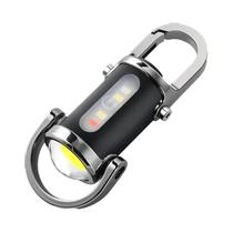 Lanterna De Chaveiro Recarregável De 800 Lumens Com 7 Modos, Luz De Trabalho EDC COB Para