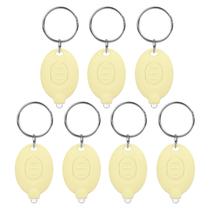 Lanterna de chaveiro Uaimvie 7 peças LED portátil amarela