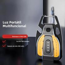 Lanterna De Chaveiro Warsun De 500 Lúmens Tipo C Recarregável LED Para Camping