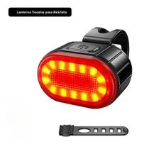 Lanterna De Ciclismo Ultraleve E À Prova d'Água Com 9 LEDs, Lanterna Recarregável Para Bicicleta,