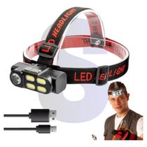 Lanterna De Colocar Na Cabeça Capacete De Led Adaptavél Usb Lanterna De Colocar Na Cabeça Capacete De Led Adaptavél Usb