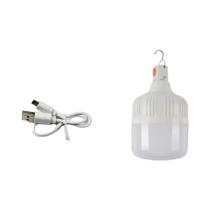 Lanterna De Emergência LED Recarregável USB 60W Para Camping Ao Ar Livre EDC Esportes E