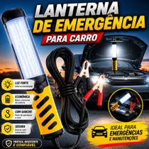 Lanterna de Emergência para Automóveis, Alta Iluminação, Longa duração, Super Eficiente, IDEA, Cabo 5 Metros