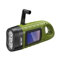 Lanterna De Emergência Portátil Com Manivela E Energia Solar, 3 LEDs, Para Pesca E Caminhadas, Com Lanterna De Emergência Portátil Com Manivela E Energia Solar, 3 LEDs, Para Pesca E Caminhadas, Com