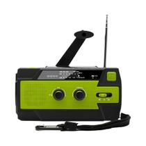 Lanterna De Emergência Solar Recarregável Com Manivela, Rádio, Luz De Leitura LED E Bastão De Defesa Lanterna De Emergência Solar Recarregável Com Manivela, Rádio, Luz De Leitura LED E Bastão De Defesa