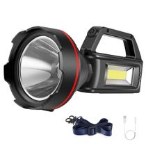 Lanterna de holofote recarregável SUNPRO High Lumens Black