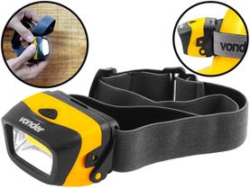 Lanterna De Led Para Cabeça Com Cinta Elástica Regulável 9 Ajustes De Inclinação Vonder Lanterna De Led Para Cabeça Com Cinta Elástica Regulável 9 Ajustes De Inclinação Vonder