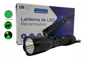 Lanterna de led profissional t6 verde