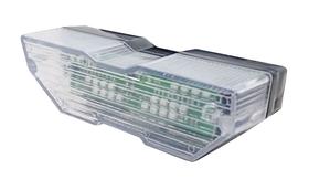 Lanterna de LEDs Universal para Motocicletas + Lente Cristal - Fatom MotoParts