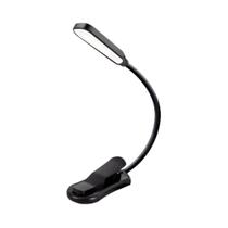 Lanterna De Leitura Recarregável Com 7 LEDs USB 3 Níveis Quente Frio Branco Portátil Flexível Com