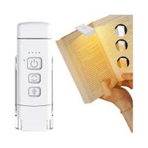 Lanterna De Leitura Recarregável USB Com Temporizador, 3 Cores, 5 Níveis De Brilho, Luminária De Lanterna De Leitura Recarregável USB Com Temporizador, 3 Cores, 5 Níveis De Brilho, Luminária De