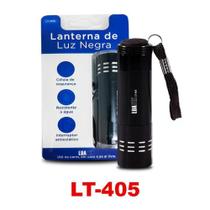 Lanterna de Luz Negra Ultravioleta Preto Luatek LT-405