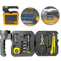 Lanterna de Mão com Carregador Solar e Ferramentas - Bomvink