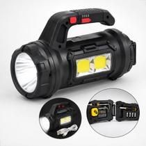 Lanterna de Mão Com Ferramentas LED Potente Longo Alcance Portátil Recarregável Multifuncional Lanterna de Mão Com Ferramentas LED Potente Longo Alcance Portátil Recarregável Multifuncional