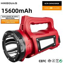 Lanterna De Mão De Alta Luminosidade Com Luzes Laterais COB, Luz De Emergência Vermelha E Azul Para