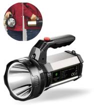 Lanterna de mão Holofote Super LED 8w 3 Níveis de iluminação Bivolt - DPLED
