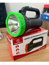 Lanterna de Mão Lâmpada Led Recarregável Portátil Light Holofote Para Sítio Pesca Com Alça - Ka