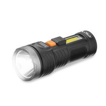 Lanterna de Mão Recarregável Via USB Luz de LED 100 Lumens Átrio ES443
