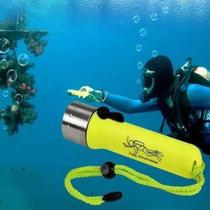Lanterna De Mergulho E Pesca A Prova D'água Verde Claro - Cylinder