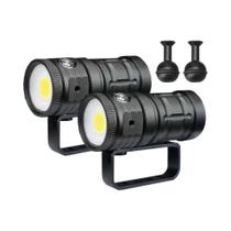 Lanterna De Mergulho Profissional LED 18000LM, Tocha Tática COB, IPX8 À Prova d'Água, Luz Branca,