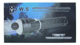 Lanterna de mergulho super potente creee led recarregavel