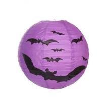 Lanterna de papel Halloween 30CM Com Detalhes Festa Bruxas Hallowen , Abobora