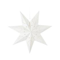 Lanterna De Papel LED Em Forma De Estrela Com Pendente Para Decoração De Festa De Eid Mubarak E