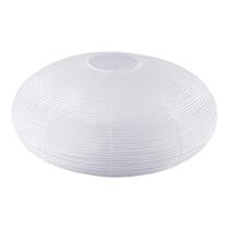 Lanterna de papel Qiokhgi branca oval de 22 cm, decoração suspensa