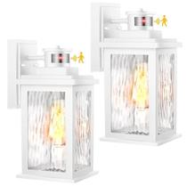 Lanterna de parede externa VIANIS Motion Sensor White, pacote com 2