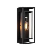 Lanterna de parede KSDhewi 18" preta impermeável E26 Lanterna de parede KSDhewi 18" preta impermeável E26