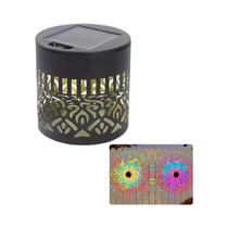 Lanterna De Parede Solar Mandala Girassol À Prova d'Água Para Jardim, Cerca, Pátio E Caminho Lanterna De Parede Solar Mandala Girassol À Prova d'Água Para Jardim, Cerca, Pátio E Caminho