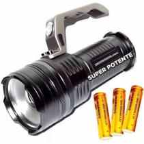 Lanterna De Pesca Recarregavel Zoom Led T6 36mil - Ecooda