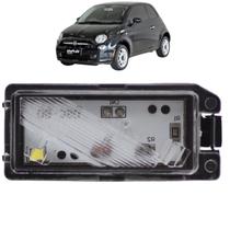Lanterna De Placa Fiat 500 2012 Com LED Conector Quadrado Esquerdo