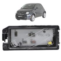 Lanterna De Placa LED Conector Redondo Fiat 500 2012 Lado Direito Lanterna De Placa LED Conector Redondo Fiat 500 2012 Lado Direito
