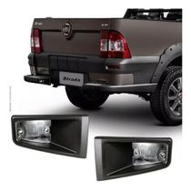 Lanterna De Placa Traseira Fiat Strada 08 A 13 Com Soquete