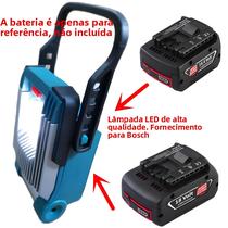 Lanterna De Trabalho LED Bosch 14.4V 18V Com Bateria Li-ion BAT614 BAT618, Luz Para Ferramentas