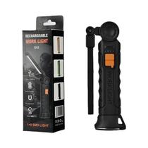 Lanterna De Trabalho LED COB 450LM Com USB-C Magnético 360 graus Lanterna De Inspeção Para Garagem