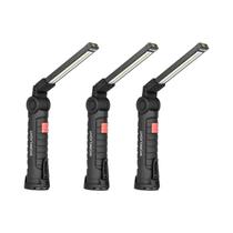 Lanterna De Trabalho LED COB Portátil Recarregável Com Gancho Magnético E Power Bank