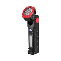 Lanterna De Trabalho LED COB Recarregável 360 graus Gancho Magnético Giratório Para Mangueira Com Lanterna De Trabalho LED COB Recarregável 360 graus Gancho Magnético Giratório Para Mangueira Com