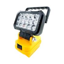 Lanterna De Trabalho LED De 3 Polegadas Com Alça E Interface USB Para Bateria De Íon De Lítio De 18V