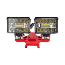 Lanterna De Trabalho LED Portátil 18V Para Bateria Milwaukee, USB Tipo-C, Sem Fio, Para Pesca Ao Ar Lanterna De Trabalho LED Portátil 18V Para Bateria Milwaukee, USB Tipo-C, Sem Fio, Para Pesca Ao Ar