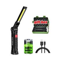 Lanterna De Trabalho LED Recarregável Com Base Magnética 360 graus Lanterna Portátil Rotativa Para Lanterna De Trabalho LED Recarregável Com Base Magnética 360 graus Lanterna Portátil Rotativa Para