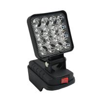 Lanterna De Trabalho LED Sem Fio De 3 Polegadas Para Bateria Makita 18V, Lâmpada De Emergência Para