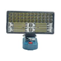 Lanterna De Trabalho LED Sem Fio De 8 Polegadas Para Bateria Makita 18V, Luz De Inundação Ajustável
