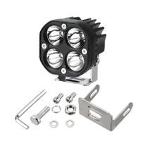Lanterna De Trabalho Mini LED De 3 Polegadas Amarela E Branca, Spotlight Para Motocicleta, Lâmpada Lanterna De Trabalho Mini LED De 3 Polegadas Amarela E Branca, Spotlight Para Motocicleta, Lâmpada