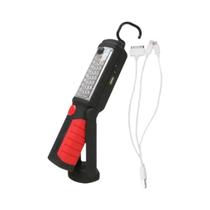Lanterna De Trabalho Portátil USB Recarregável 36+5LED Com Suporte E Gancho Magnético Super
