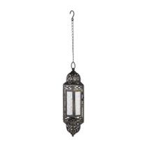 Lanterna de vela suspensa Accent Plus Filigrana preta 57071042