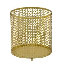 Lanterna Decorativa de Metal Dourado 19cm Lanterna Decorativa de Metal Dourado 19cm