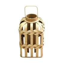 Lanterna Decorativa em Bambu 21x21x36cm