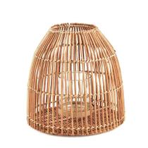 Lanterna Decorativa em Rattan 30x26 cm - D'Rossi